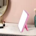 thumbnail image 2 of Folding Makeup Mirror, Portable Desktop Vanity Mirror with Stable Triangular Stand, Compact Travel Cosmetic Mirror for Dressing Table, Bedroom, and Dorm Use, 2 of 8