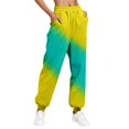 thumbnail image 1 of Womens Gradient Sweatpants Casual Loose Trousers With Pockets High Waist Pants, 1 of 3