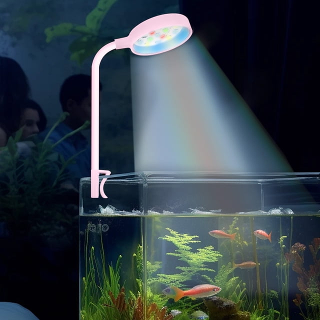 Lumière d'Aquarium LED Colorée pour Aquarium, Projecteurs Submersibles, Perles LED, Lumière Étanche, Projecteurs pour Aquarium, Bocal à Poissons