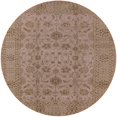 thumbnail image 1 of Ahgly Company Indoor Round Mid-Century Modern Light Copper Gold Oriental Area Rugs, 6' Round, 1 of 6
