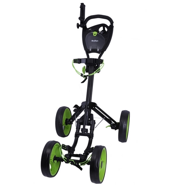 MacGregor Golf Deluxe VIP 4 Wheel Golf Cart Black/Green
