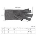 thumbnail image 4 of Tignapoo Half-Finger Compression Gloves for Wrist Support - Soft, Breathable, and Comfortable Relief for Discomfort, Size S (Hand Circumference 14-18cm) - Ideal for Arthritis Management, 4 of 7