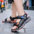 thumbnail image 2 of Kcodviy Children Shoes Beach Sandals Leather Flip Fops Light Boy Sandals Big Toddler Beach Sandals Children Soft Bottom Boy Toddler Water Sandals Beach Shoes, 2 of 8