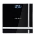thumbnail image 1 of Bathroom Bath Scale, Digital Body Weight Glass Scale with Smart Step-on Technology and Temperature Display 396lb Capacity, 1 of 6