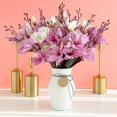 thumbnail image 4 of 5 Griffes et 20 Têtes de Bouquet Artificiel de Magnolia Glaïeul, 4 of 7