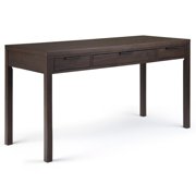 Allora Contemporary Computer Desk in Warm Walnut