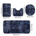 thumbnail image 3 of Wzzjkit 4PC Bathroom Rugs, Soft Comfortable Bath Mats for Bathroom, Non-Slip Machine Washable Bathroom Mats, Thick Dry Quickly Absorbent Water Bath Mat, 3 of 7