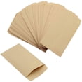 thumbnail image 1 of Rongmo Enveloppes Autocollantes pour Pièces, Mini Sacs en Papier, Kraft, 120 Unités, 1 of 5
