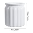 thumbnail image 3 of Transparent Water Storage Self-Watering Flower Pot for Indoor Plants, Mess-Free Cultivation Planter for Desktop or Living Room, 3 of 6