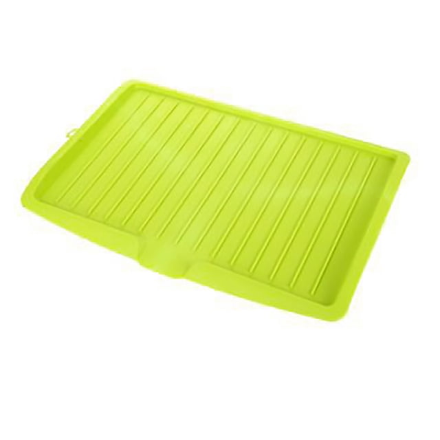 Kitchen Utility Draining Board Light Weight Space Efficient Water Drain Roll up Rack for Kitchen Drainer for Bathtub Screw on Folding Drying Rack Stainless Kitchen Drying Racks Dish Rag Holder Dish