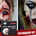 thumbnail image 4 of 30g 20ml/60ml Halloween Cosmetics Easy to Use Safe Convenient Creative Theatrical Effect Make Up Tool Creepy Halloween Sfx Makeup Kit for Anime Role-playing, 4 of 9