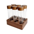 thumbnail image 2 of yuksok Coffee Bean Test Tubes Transparent Empty Dosing Coffee Bean Storage Tubes Coffee 17g, 2 of 9
