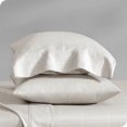 thumbnail image 1 of Bare Home Pillowcase Set - Premium 1800 Collection - Double Brushed - Ultra Soft - Standard Size, Grid - Stone/White, 2 Count, 1 of 5