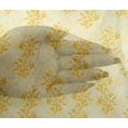 thumbnail image 4 of oneOone Viscose Chiffon Fabric Leaves & Floral Block Printed Fabric 1 Yard 42 Inch Wide, 4 of 5