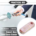 thumbnail image 2 of Unique Bargains 3 Button Key Fob Cover for Mazda CX-3 CX-4 TPU Pink Remote Keyless Smart Key Fob Case Protection Shell, 2 of 7