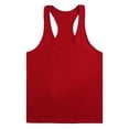 thumbnail image 2 of Mens Summer Leisure Pullover Sleeveless T-shirt Top Workout Clothes, 2 of 3