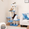 thumbnail image 4 of Gymax 54'' Cat Tree Tower w/ Sisal Scratching Posts Bell Cat Perch Cat Condo, 4 of 10