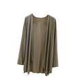 thumbnail image 2 of TopLLC Ensembles de Pyjama Ensembles de Détente pour Femmes, Vêtements de Nuit pour Femmes Blouse pour Femmes Uni Décontracté Mode Col Rond Manches Longues Régulières Hauts de Vêtements de Nuit Manches Longues Hauts de Pyjama, 2 of 3