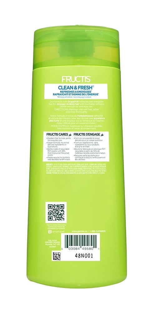Garnier Fructis, Revitalisant Propre & Frais