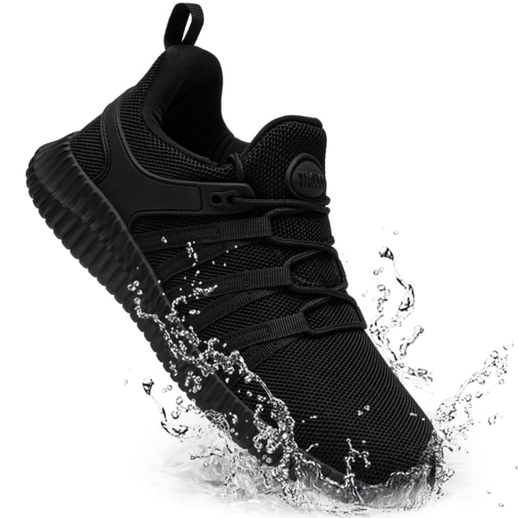 Taquco Espadrilles à Enfiler pour Femmes Antidérapantes Chaussures de Travail Résistantes à l'Eau Confortables Noires Antidérapantes Respirantes Légères Chaussures de Marche Zapatos Antideslizantes para