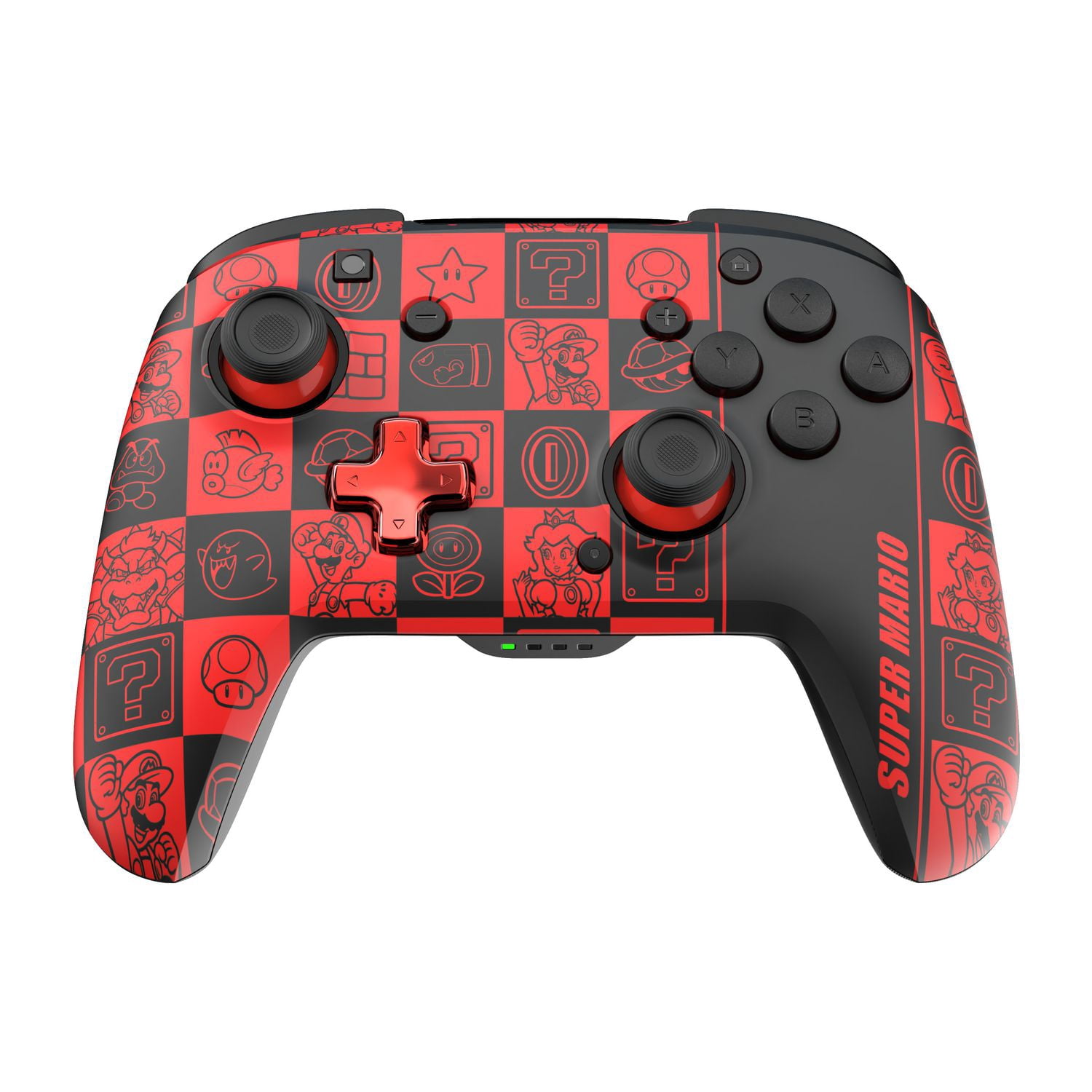 PDP REMATCH GLOW Wireless Controller: Super Icon - Nintendo Switch, & Nintendo Switch - OLED Model