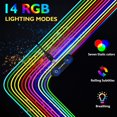 thumbnail image 4 of RGB Light Gaming Mouse Pad 14 LED Lighting Modes Keyboard Mat USB Foldable Non-Slip with Smooth Waterproof Surface, 4 of 5
