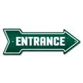 thumbnail image 1 of SignMission P-ARROW12-999880 36 in. Entrance Arrow Sign, 1 of 4