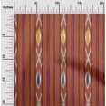 thumbnail image 1 of oneOone Viscose Chiffon Fabric Stripe Ikat Printed Craft Fabric BTY 42 Inch Wide, 1 of 4