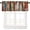 Grange Porte-8, variante sur Cantonnières Rustiques pour Cuisine avec Outil à Café, Tasse Peinte à la Main Dessert Grains de Café Machine à Moudre Décor Motif Texture Bois Habillages de Fenêtre, Draperies pour Salon, 54x18 Po 1P+27x24 Po 2P