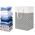 thumbnail image 4 of Home Textile Storage Freestanding Laundry Hamper Tall Clothes Hamper with Extended Handles for Dorm Family and Home Organization, 4 of 7