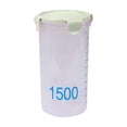 thumbnail image 1 of fheaev With Graduated Round Storage Jars Sealing Jars Plastic Kitchen With Lids Snack Jars Grains Storage Jars Storage Jars Yoghurt Cheese Cake Jars, 1 of 6