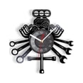 thumbnail image 2 of TIMIFIS Creative Clock Vinyl Record Wall Clock Auto Repair Stylized Wall Clock, 2 of 3