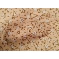 thumbnail image 4 of oneOone Cotton Poplin Pale Orange Fabric Texture & Triangle Geometric Sewing Material Print Fabric By The Yard 42 Inch Wide, 4 of 4