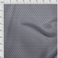 thumbnail image 3 of oneOone Cotton Poplin Medium Gray Fabric Robot Cartoon Craft Projects Decor Fabric Printed By The Yard 42 Inch Wide, 3 of 4