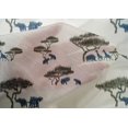 thumbnail image 4 of oneOone Cotton Silk Fabric Tree & Animals Ikat Fabric Prints By Yard 42 Inch Wide, 4 of 4