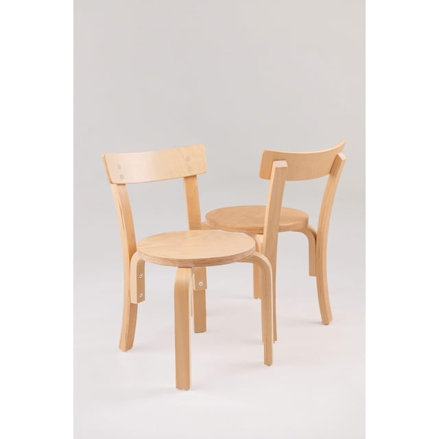 CHK Chairs Bembi | Children's Chairs | Set of 2 | Rounded Edges for Safety