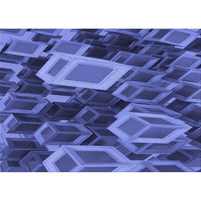 Ahgly Company Tapis de Zone Rectangulaire Transitionnel Bleu Ardoise Clair pour Intérieur, Lavable à la Machine, 2 Pieds x 3 Pieds