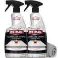 thumbnail image 1 of Weiman Quartz Countertop Cleaner and Polish - 24 Ounce (2 Pack w/MicroFiber Towel Included) - Clean and Shine Your Quartz Countertops Islands and Stone Surfaces with UV Protection, 1 of 4