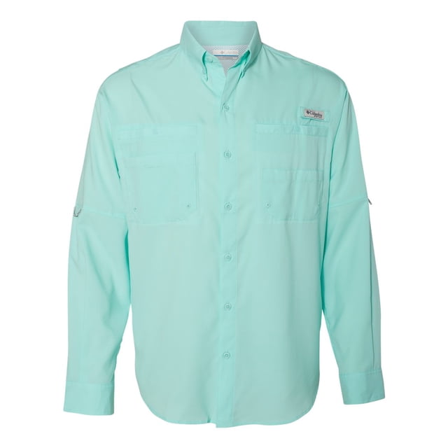 PFG Tamiami II Long Sleeve Shirt, L, Gulf Stream
