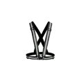 thumbnail image 1 of 1pc Reflective Elastic Shoulder Strap, Unisex, High Stretch And High Reflection, Suitable For Cycling, Running, Outdoor Activities Protective Gear, 1 of 3