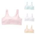 thumbnail image 2 of Zwiiyzr Girls Padded Training Bras - Crop Cami Bras for Girls with Removable Padding 13-17 Years Beige, 2 of 6