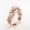 thumbnail image 2 of Ring Hollow out Designed Butterfly Shape Women Ladies Engagement Rings Jewelry for Club, 2 of 7