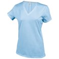 thumbnail image 1 of Kariban T-Shirt à Manches Courtes Col en V pour Femmes, 1 of 2