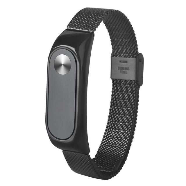 EGNMCR Fashion Lightweight Stainless Steel Smart Wrist Watch Strap For Miband 2 Band