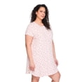 thumbnail image 4 of George Women's Plus Short-Sleeve Sleepshirt, 4 of 6