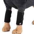 thumbnail image 3 of Esquirla 2Pcs Dog Canine Rear Front Leg Hock Joint Brace Wrap Straps Knee Pad Black S, 3 of 8