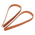 thumbnail image 1 of 2 Pcs Sangle de Main en Cuir avec Rivets pour Pièces de Sac à Main DIY, 1 of 8