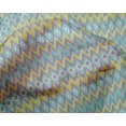 thumbnail image 4 of oneOone Silk Tabby Fabric Chevron Ikat Print Sewing Fabric BTY 42 Inch Wide, 4 of 4