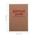 thumbnail image 2 of Blank Sketch Book Paper Sketch Pad Students Sketchbook For Painting Drawing, 2 of 7
