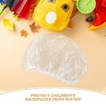 thumbnail image 2 of Shisuyan 10pcs Backpack Rain Cover Single Use Transparent Plastic Sleeve Student Waterproof Lightweight And Portable Backpack Cover For School Travel, 2 of 8
